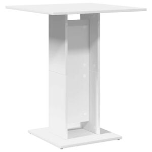 vidaXL Mesa de bistrô 60x60x75 cm derivados de madeira branco