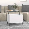 vidaXL Mesa de centro 60x44,5x45 cm derivados de madeira branco