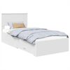 vidaXL Estrutura da Cama Branco 90 x 190 cm Derivados de Madeira