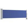 vidaXL Toldo lateral retr&aacute;til para p&aacute;tio 80x300 cm azul
