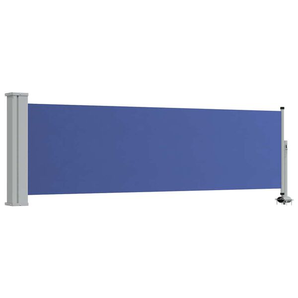 vidaXL Toldo lateral retr&aacute;til para p&aacute;tio 80x300 cm azul