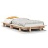 vidaXL Cama sem colch&atilde;o 90x200 cm madeira de pinho maci&ccedil;a
