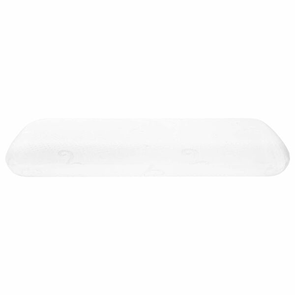 vidaXL Travesseiro para Dormir Liso Branco 70 x 36 x 13 cm