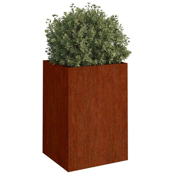 vidaXL Vaso/floreira 52x48x75 cm a&ccedil;o corten