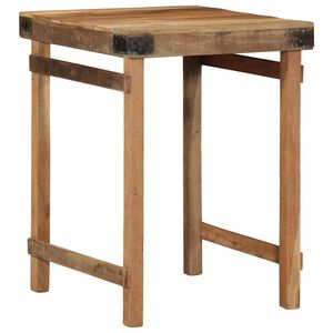 vidaXL Mesa de jantar Castanho 60 x 55 x 76 cm