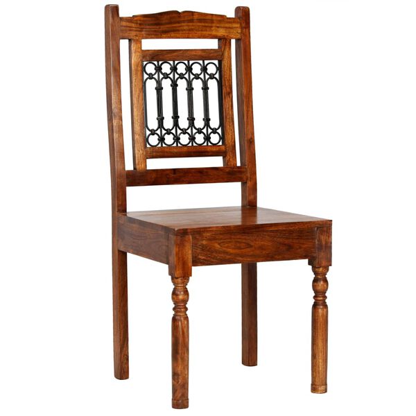 vidaXL Conjunto de mesa de jantar 5 pcs madeira de ac&aacute;cia maci&ccedil;a