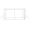 vidaXL Canil de exterior 4x4x2 m a&ccedil;o galvanizado prateado
