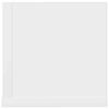 vidaXL Estantes de parede 2pcs 75x16,5x16,5cm derivados madeira branco