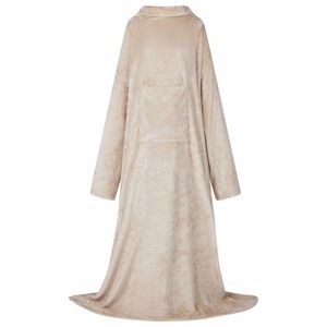 vidaXL Sweatshirt manta Bege F Flanela