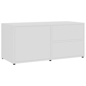 vidaXL M&oacute;vel de TV 80x34x36 cm derivados de madeira branco