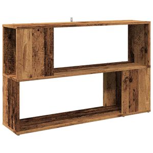 vidaXL Estante 100x24x63 cm derivados de madeira madeira velha