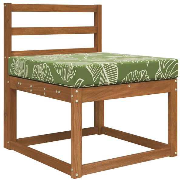 vidaXL Almofada para Sof&aacute; Externo Design de Folha 60 x 60 x 8 cm