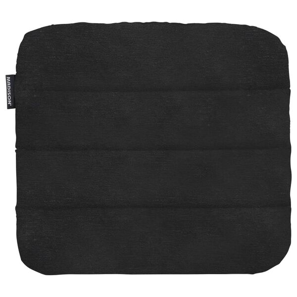 Madison Almofad&atilde;o para cadeira de jardim Panama 40x40 cm preto