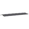 vidaXL Almofad&atilde;o p/ banco de jardim 200x50x7cm tecido oxford antracite
