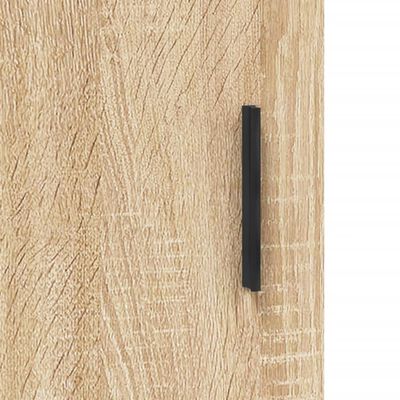vidaXL Armário alto 69,5x34x180 cm derivados de madeira cor sonoma