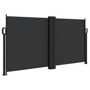 vidaXL Toldo lateral retr&aacute;til 120x600 cm preto