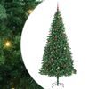vidaXL &Aacute;rvore de Natal Artificial Verde 300 cm PVC, Metal e Pl&aacute;stico