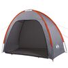 vidaXL Tenda de arruma&ccedil;&atilde;o imperme&aacute;vel cinzento e laranja