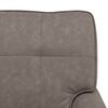 vidaXL Chaise Lounge com almofada Cinzeto 91 x 157 x 91 cm PU Antigo