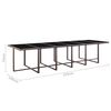 vidaXL 17 pcs conjunto jantar exterior com almofad&otilde;es vime PE castanho