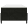 vidaXL Estrutura da Cama com colch&atilde;o Preto 80 x 200 cm tecido
