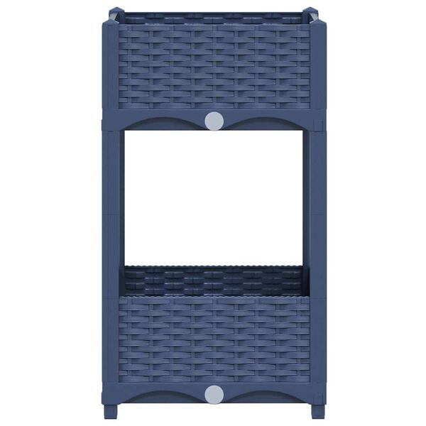 vidaXL Canteiro elevado 40x40x71 cm polipropileno