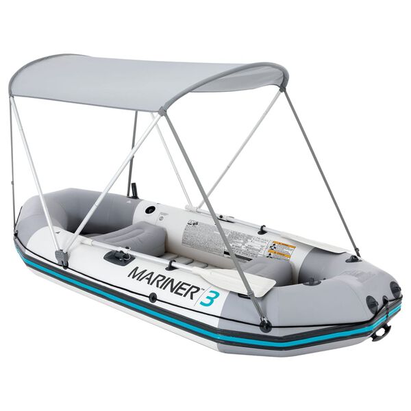 Intex Toldo para barco 160x142 cm tecido oxford cinzento