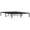 vidaXL Estrutura de cama 160x200 cm metal preto