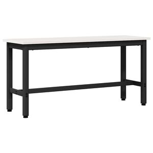 vidaXL Banco de Jantar Branco 100 x 32,5 x 49 cm