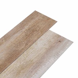 vidaXL Pranchas de Piso PVC Autoadesivas Madeira Lavada 30,5 x 61 cm