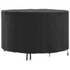 vidaXL Capa para M&oacute;veis 128 x 128 x 71 cm Tecido Oxford 210D Redondo