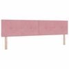 vidaXL Cabeceira Rosa 200 cm Veludo