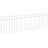 vidaXL Painel de Cerca para Jardim 48 pcs A&ccedil;o Galvanizado Prateado