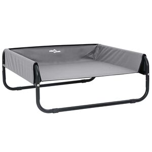 vidaXL Cama para Cachorro Manual Cinzento-claro 75 x 75 x 30 cm A&ccedil;o