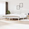 vidaXL Cama sem colchão 180x200 cm madeira de pinho maciça branco