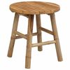 vidaXL Banquinho de Jardim Natural &Oslash; 38 x 42 cm Bambu