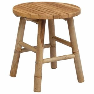 vidaXL Banquinho de Jardim Natural &Oslash; 38 x 42 cm Bambu