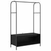 vidaXL Suporte para Roupas Preto 100 x 44 x 160 cm