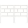 vidaXL Cabeceira de cama 156x4x100 cm pinho maci&ccedil;o branco