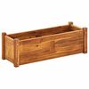 vidaXL Canteiro elevado de jardim 76x27,6x25 cm madeira de ac&aacute;cia