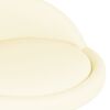 vidaXL Bancos de bar 2 pcs couro artificial cor creme