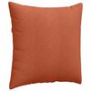 vidaXL Travesseiros de Sofá 2 pcs Laranja Vermelho 80 x 80 cm