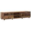 vidaXL Conjunto de m&oacute;vel de TV Madeira antiga Madeira processada
