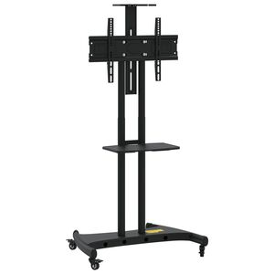 vidaXL Suporte de TV c/ rodas ecr&atilde;s de 32-70" Max VESA 600x400mm 60kg