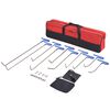 vidaXL Conjunto repara&ccedil;&atilde;o mossas s/ repintura 16 pcs a&ccedil;o inoxid&aacute;vel
