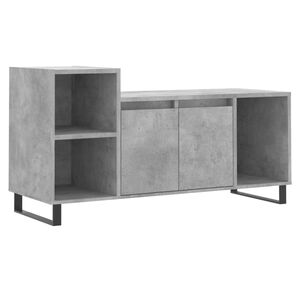 vidaXL M&oacute;vel p/ TV 100x35x55 madeira processada cinzento cimento