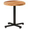 vidaXL Mesa de bistr&ocirc; redonda &Oslash;70x75 cm madeira de ac&aacute;cia maci&ccedil;a