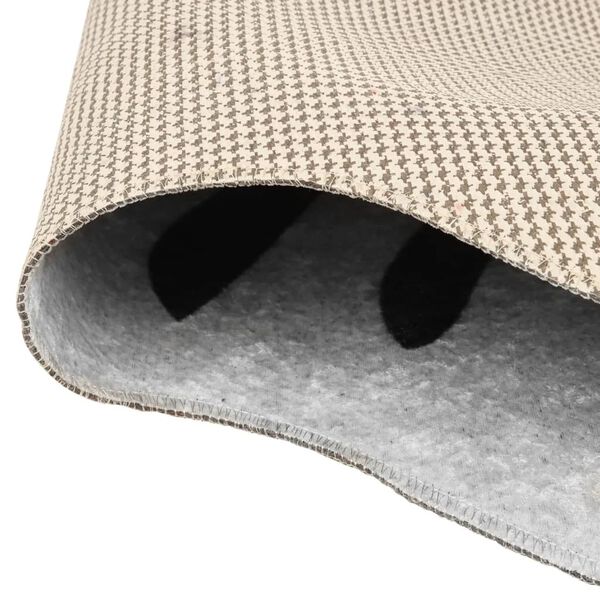 vidaXL Tapete lav&aacute;vel 120x170 cm zebra preto e branco