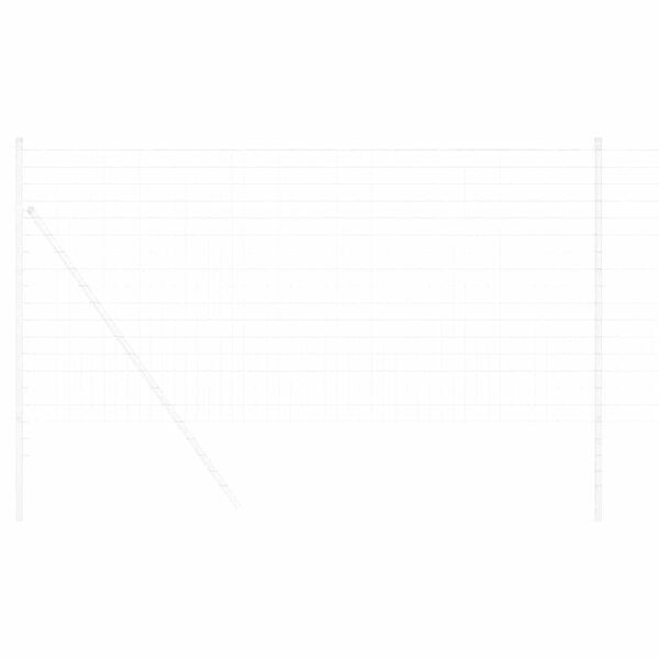 vidaXL Cerca Euro 1 x 10 m Ferro revestido de PVC