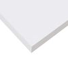 vidaXL Prateleiras de parede suspensas 2 pcs 40x23x3,8cm MDF branco